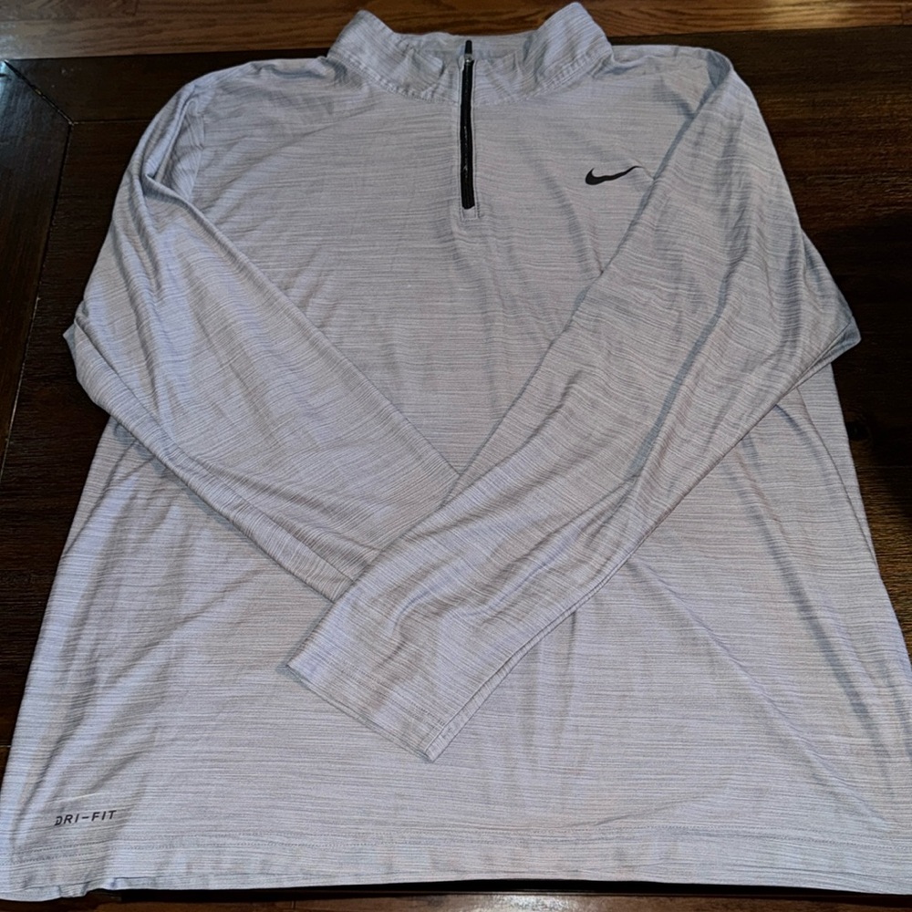 Nike Dri Fit 1/4 Zip Performance Training Pullover